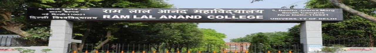 Ram Lal Anand College, University of Delhi
