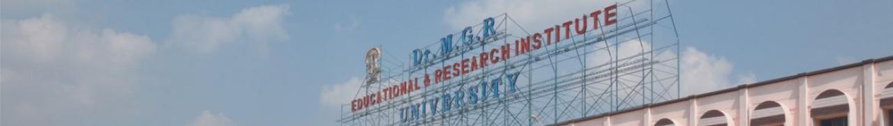 Online Dr. M.G.R. Educational and Research Institute
