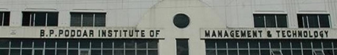 BP Poddar Institute of Management and Technology